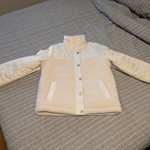 Time and Tru Cream Sherpa Jacket